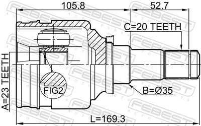 Joint Kit, drive shaft 0111-NHW20RH