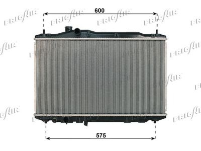 FRIGAIR 0119.3030 Радиатор охлаждения двигателя  для HONDA CIVIC (Хонда Цивик)