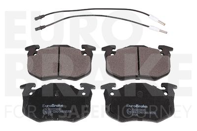 Комплект тормозных колодок, дисковый тормоз EUROBRAKE 5502223930 для RENAULT SAFRANE