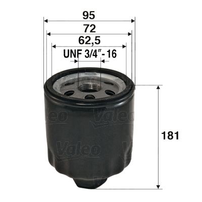 Масляный фильтр VALEO 586056 для VOLVO 780