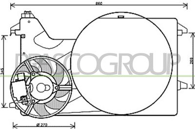 LüFTER MOTORKüHLUNG