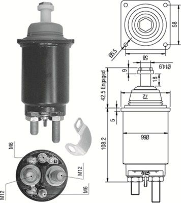 Start elektromagneet (24V)