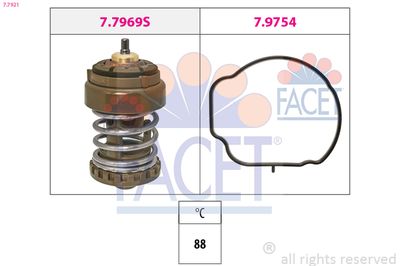 Termostat, środek chłodzący FACET 7.7921