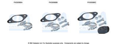 Монтажен комплект, изпускателна тръба BM Catalysts FK50086
