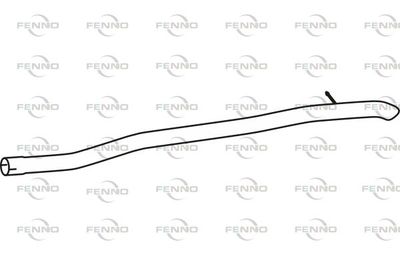 Rura wydechowa FENNO P23116