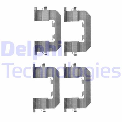 Комплектующие, колодки дискового тормоза DELPHI LX0653 для NISSAN ALMERA