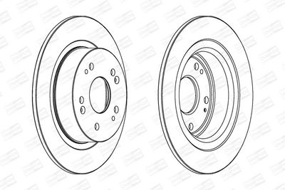 BREMSSCHEIBE CHAMPION 562687CH 1