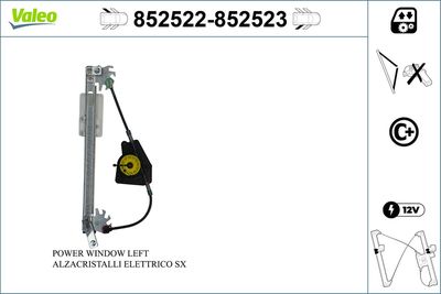 FENSTERHEBER VALEO 852522