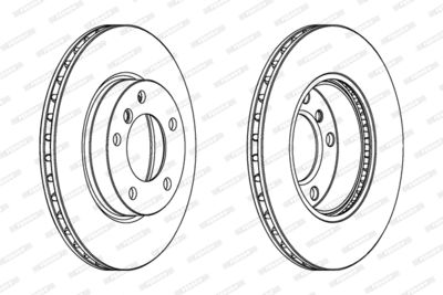 DISC FRANA FERODO DDF258C 1