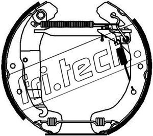 Комплект тормозных колодок fri.tech. 16214 для CHEVROLET VECTRA