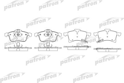 PATRON PBP1640 Тормозные колодки и сигнализаторы  для OPEL COMBO (Опель Комбо)