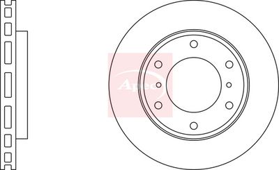 APEC Brake Disc DSK2198
