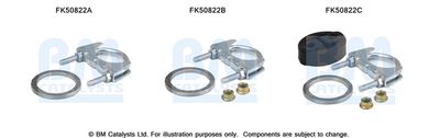 Montážní sada, výfuková trubka BM CATALYSTS FK50822