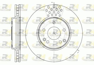 спирачен диск ROADHOUSE 61225.10