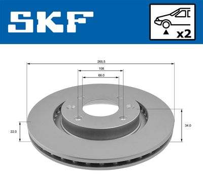 DISC FRANA SKF VKBD80001V2 1