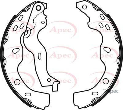 Brake Shoe Set APEC SHU722