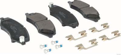 комплект спирачно феродо, дискови спирачки HERTH+BUSS JAKOPARTS J3600863