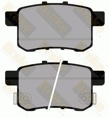 Brake ENGINEERING PA1812 Тормозные колодки и сигнализаторы для HONDA ACCORD VIII универсал (CW) 2.2 i-DTEC (CW3)