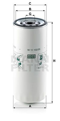 MANN-FILTER Ölfilter (W 11 102/35)