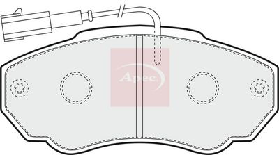 APEC Brake Pad Set, disc brake PAD1239