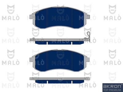 Комплект тормозных колодок, дисковый тормоз AKRON-MALÒ 1050205 для MITSUBISHI L200