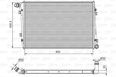 VALEO 701664 Крышка радиатора  для AUDI A3 (Ауди А3)