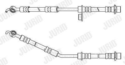 Тормозной шланг JURID 173190J для SUBARU TREZIA