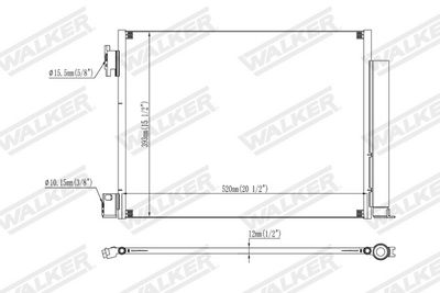 CONDENSATOR CLIMATIZARE WALKER WCD00357 6