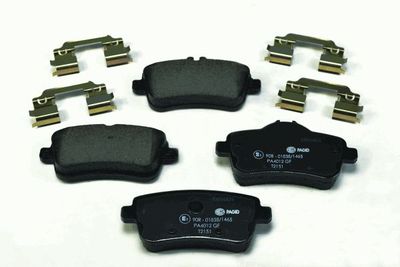 Комплект тормозных колодок, дисковый тормоз HELLA 8DB 355 019-741 для MERCEDES-BENZ GLS