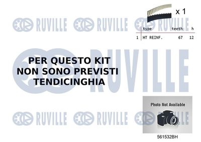 SET POMPA APA + CUREA DINTATA RUVILLE 55B0032 1