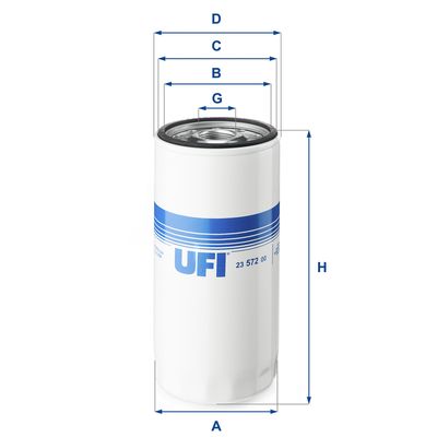 Oljefilter UFI 23.572.00