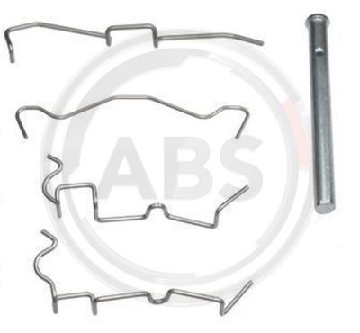 Комплектующие, колодки дискового тормоза A.B.S. 1650Q для DAIHATSU CUORE