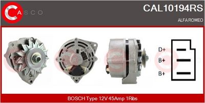 GENERATOR / ALTERNATOR CASCO CAL10194RS
