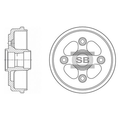 спирачен барабан Hi-Q SD3011
