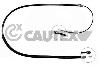 Тросик, cтояночный тормоз CAUTEX 028049 для RENAULT TWINGO