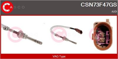 SENZOR TEMPERATURA GAZE EVACUARE