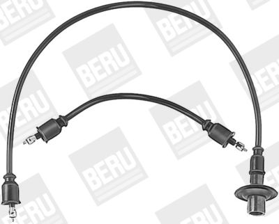 Комплект проводов зажигания BERU by DRiV ZEF303 для PORSCHE 912