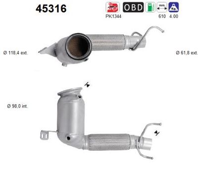 Katalizator AS 45316