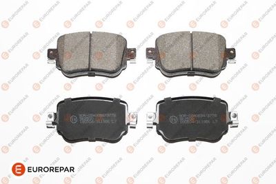 Комплект тормозных колодок, дисковый тормоз EUROREPAR 1639376780 для SEAT ALHAMBRA