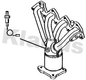 Катализатор KLARIUS 322364 для VW FOX