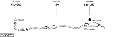 ABGASANLAGE BOSAL SYS00826