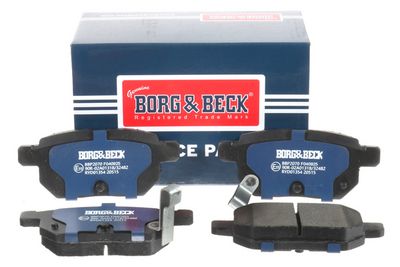 комплект спирачно феродо, дискови спирачки BORG & BECK BBP2070