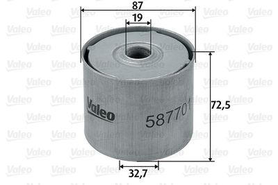 Топливный фильтр VALEO 587701 для PEUGEOT J9