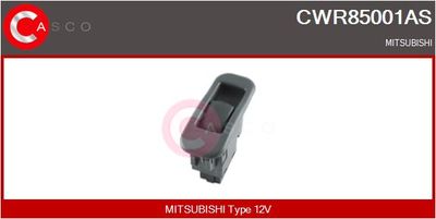 CASCO CWR85001AS Кнопка склопідйомника для MITSUBISHI (Митсубиши)