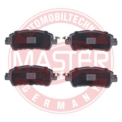 Комплект тормозных колодок, дисковый тормоз MASTER-SPORT GERMANY 13046056742N-SET-MS для MAZDA 2