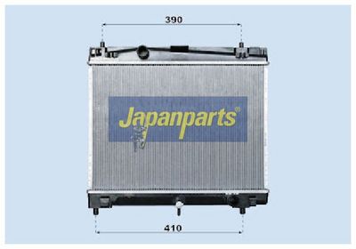 JAPANPARTS Radiatorius, variklio aušinimas