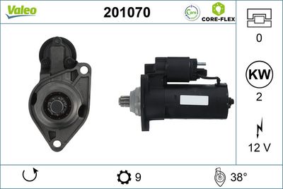 стартер VALEO 201070