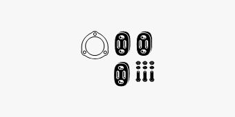 SET MONTARE SISTEM DE ESAPAMENT