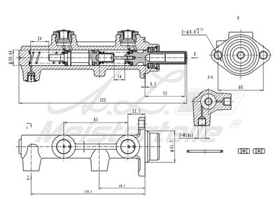 Спирачна помпа A.Z. Meisterteile AZMT-44-110-1100
