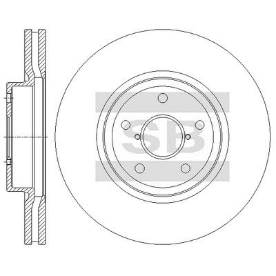 спирачен диск Hi-Q SD4712